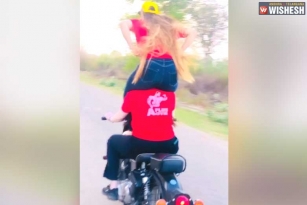 Two Women fined Rs 28,000 for performing Dangerous Stunts on Bike