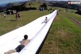 viral videos, waterslide, the world s longest waterslide, Slide