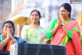 YS Sharmila in Kapada, YS Sharmila campaign, ys sharmila starts her election campaign in ap, Lg x cam