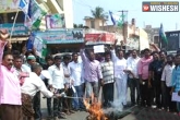 protest, Band, flash news ysrcp protest in andhra pradesh, Flash