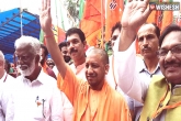 BJP President Amit Shah, BJP Workers, yogi adityanath protests against cpi m for targeting bjp workers, Yogi