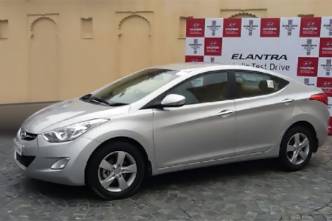 The newest version of the elegant Hyundai Elantra to hit Indian Roads