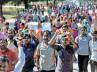 beef festival, ABVP, ou students take out peace rally, Osmania university students