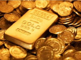 Gold falls further to Rs 25,447
