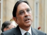 Pakistan President, Zardari, pak prez leaves for dubai amid stand off with army, Asif ali zardari
