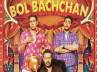 , , abhishek s double role in bol bachachan, Rohit shetty