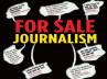 branch of commerce journalism, journalism today, paid news rotting fourth estate, Paid news newspapers