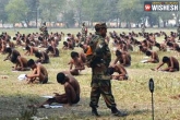 underwear army exam bihar, Bihar exam, stripped to underwear to write bihar exam, Underwear