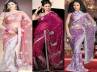 Georgette saree., Italian silk, saree attire that transforms your looks, Woman saree