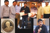 Chiranjeevi, Chiranjeevi 150 movie, chiranjeevi gold coins out, Gold coin