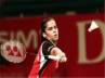 Saina Nehwal, andhra news, badminton hyderabadis day out at indonesia, Andhra news