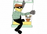 photos of the man, Burglar photographed, 9 yr old cell photographer unravels mysterious burglar, Investigations