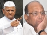 Anna Hazare, Sharad Pawar, anna slapping pawar is for betterment of society permissible, Just one slap