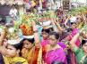 temples in old city, temples in old city, stage set for lal darwaza bonalu, Telangana culture