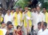 lokesh, padayatra, babu lures bcs with out of the world sops, Gandhi march