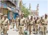 seven arrested, SIT, curfew to be partially lifted today hyd police, Saidabad