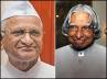 APJ Abdul Kalam, 35 days tour of Hazare, kalam vs anna kalam method will take 22 years, Former indian president