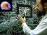 Scientists, neuroscientists, scientists image working brain cell in real time, Human brain system