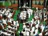 ruckus over Telangana, Lok Sabha, lok sabha suspends 8 cong mps for ruckus over t, 9 cong mps