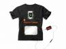 rolling t shirts, mobiles charged by t shirt, wear a t shirt to charge mobiles, Rolling mobiles