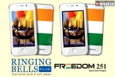 Ringing bells, Ringing bells, freedom 251 online booking resumed, New smartphones