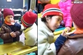 Little Arunachal girl, Video of Arunachal Pradesh girl news, little arunachal girl consoles her classmate missed his mother, Trend