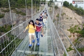 glass bridge, China glass bridge, china s massive scary glass bridge threatens tourists, Glass bridge