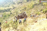 India news, Nepal bus accident, khotang bus accident 24 killed 30 injured, Bus accident