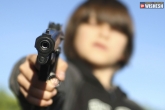 kid with gun in school, child crime, 14 year kid threatened school with a gun, Threatened