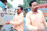 Hyderabad man viral video, Hyderabad man abusing cops, video of hyderabad man abusing cops goes viral, Hyderabad man