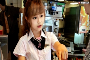 Watch: Girl or doll serves McDonald&rsquo;s customers