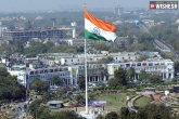 Telangana political news, Hyderabad news, kcr to unfurl tallest national flag in hyderabad, Telangana political news