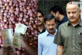 Onion scam in Delhi, Onion scam in Delhi, onion scam aap bought at rs 18 and sold at rs 30, Onion scam