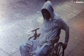 Newyork, wheel chair, man in wheelchair robs a bank, Newyork