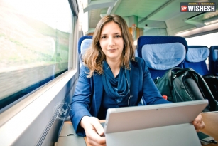 Woman’s home on train