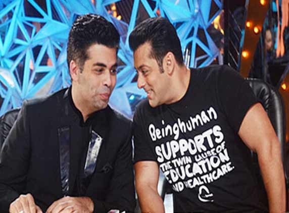 Karan Johar bonds with Salman Khan...