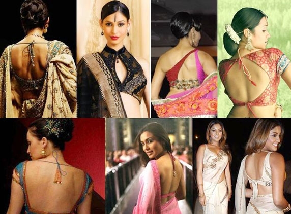 Stylish &amp; Trendy Indian Saree Blouse Designs