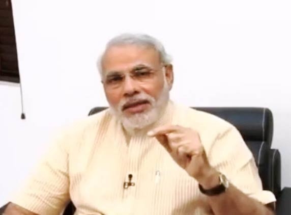 Narendra Modi on Google+ Hangout