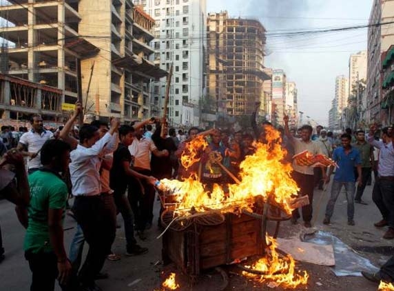 Intense Explosion results in Bangladesh general strike!