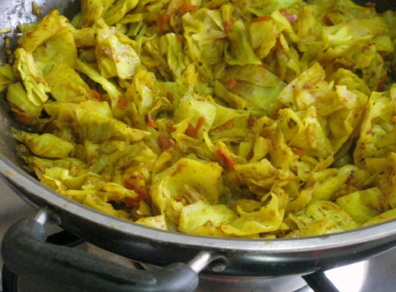 Zero Oil Cabbage Recipe