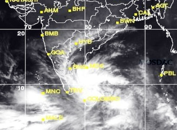 Cyclone Neelam is 140 kms off Chennai coast