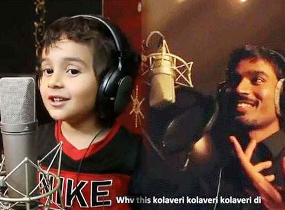 Kolaveri di: over 17 million, Dhanush luvs 4-yr Neevan `Milk Song’