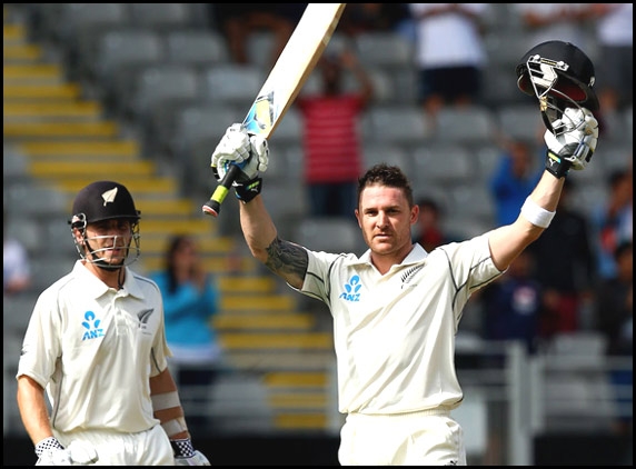 Williamson and McCullum slam Centuries