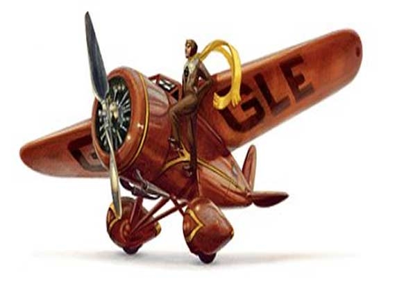 Google pays tribute to Amelia Mary Earhart with a Google Doodle on her 115th birthday