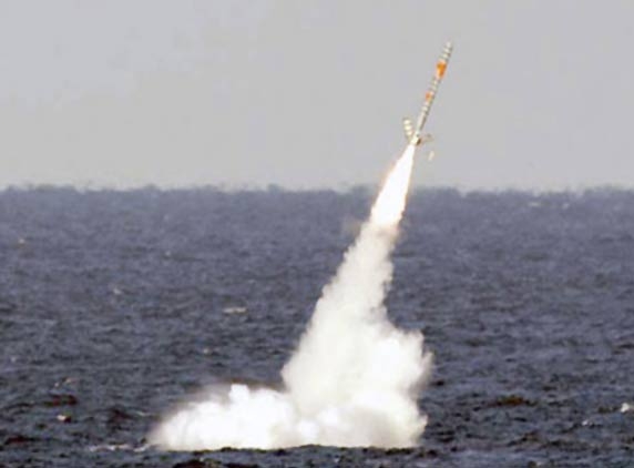 India successfully test-fired the underwater ballistic missile... 
