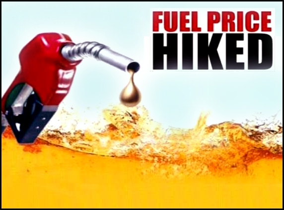 An increase in petrol prices again