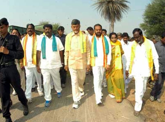Babu completes 1000 km milestone, PM enquires Babu&#039;s health