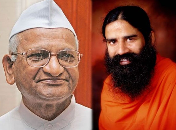 Anna&amp;Ramdev Baba to take out joint rally in June