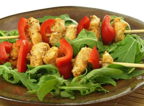 Healthy Chicken Kebabs For Dieters 