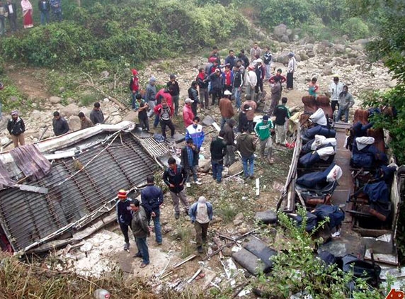 Nepal bus accident: At least 35 pilgrims killed